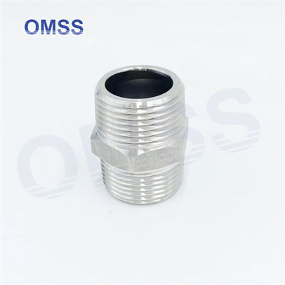 304 Edelstahl Hex Nippel Männlich Weiblich Ellbogen Industrie Rohrbelag Hexagon Nippel
