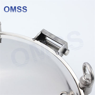 Rundes Metall-Gasloch Deckel DN500 Edelstahl Sanitär mit Druck