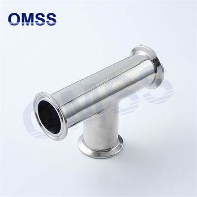 7MP Edelstahl Sanitärrohrverbindungen Tri Clamp Equal Tee