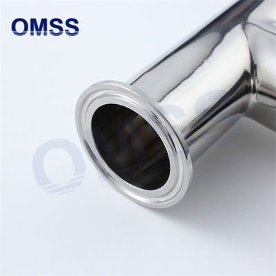 7MP Edelstahl Sanitärrohrverbindungen Tri Clamp Equal Tee