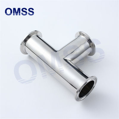 7MP Edelstahl Sanitärrohrverbindungen Tri Clamp Equal Tee