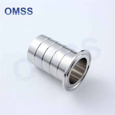 14MPHR Tri-Klemm Sanitärbelag Gummi Schlauch Adapter 3a SS316l 1,5&quot; Ferrule