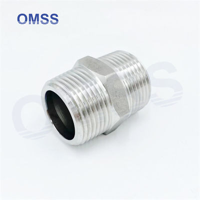 304 Edelstahl Hex Nippel Männlich Weiblich Ellbogen Industrie Rohrbelag Hexagon Nippel